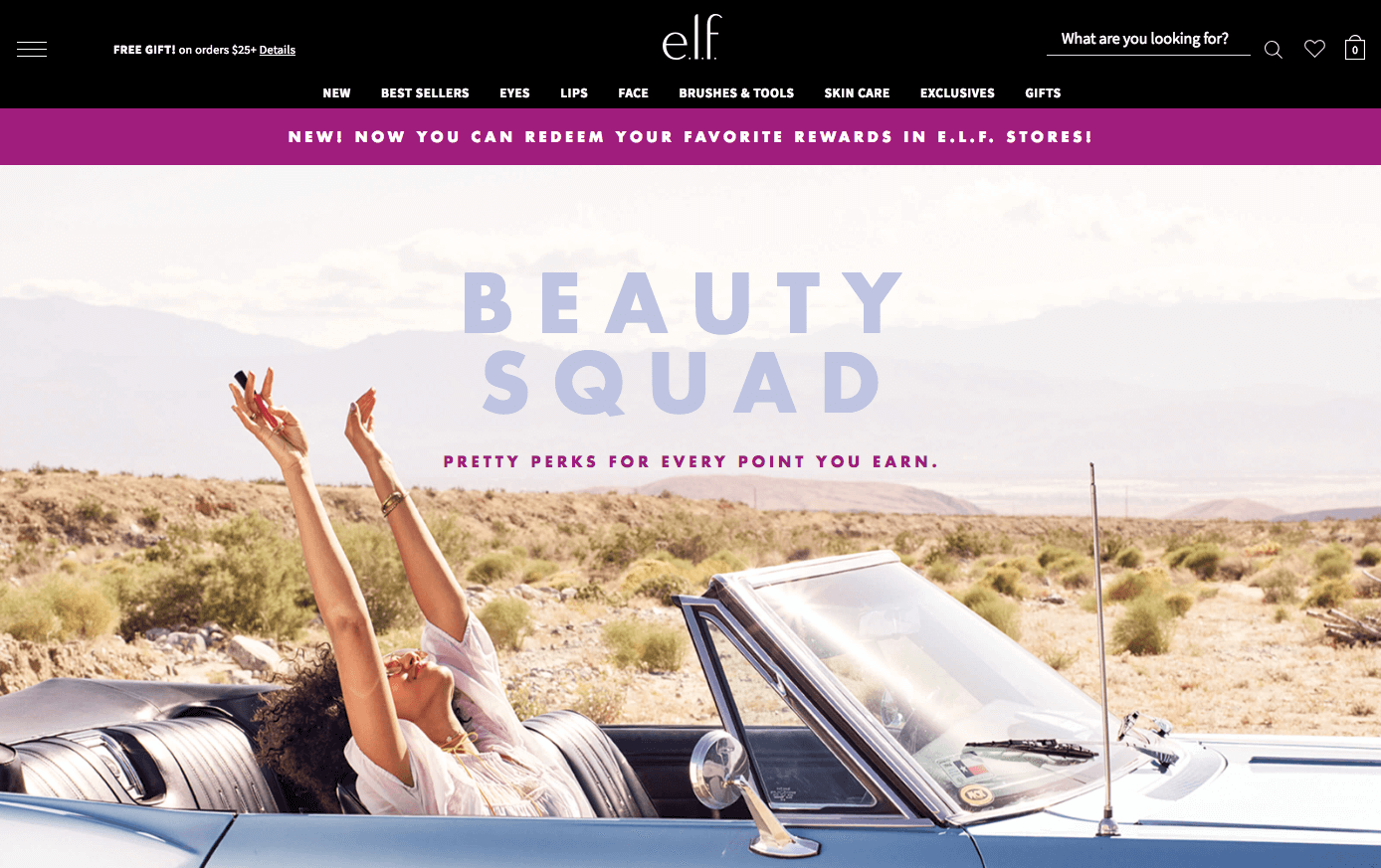 The Best eCommerce Loyalty Programs - elf beauty squad