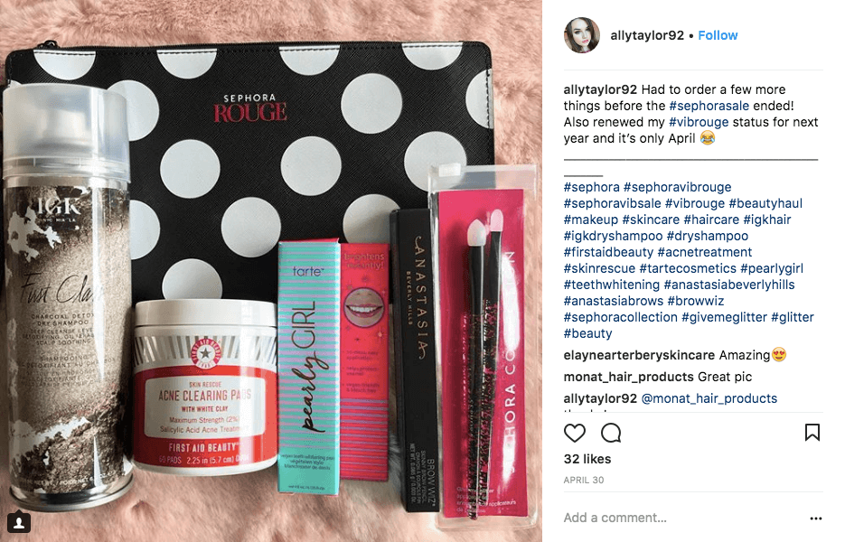 Exclusive Sephora Reward VIB