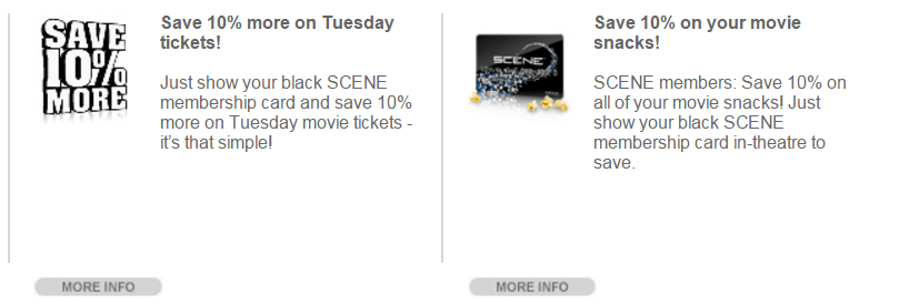 scene points discounts