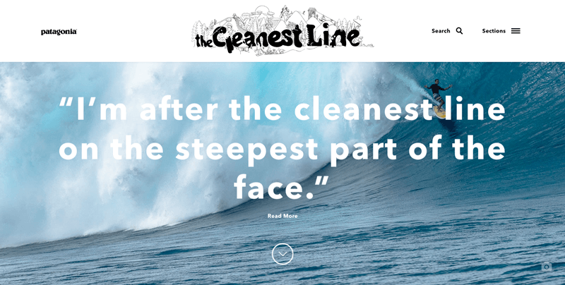 patagonia the cleanest line