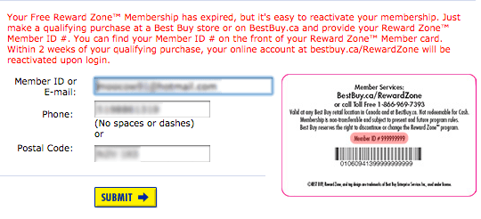 reward zone membership expiry