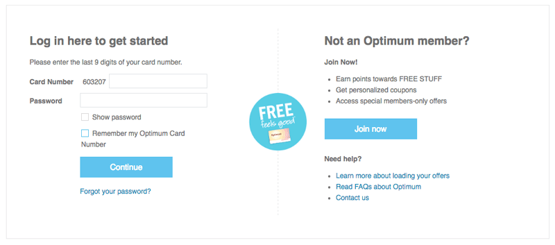 shoppers optimum explainer page