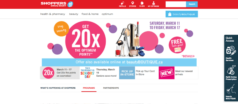 shoppers optimum homepage