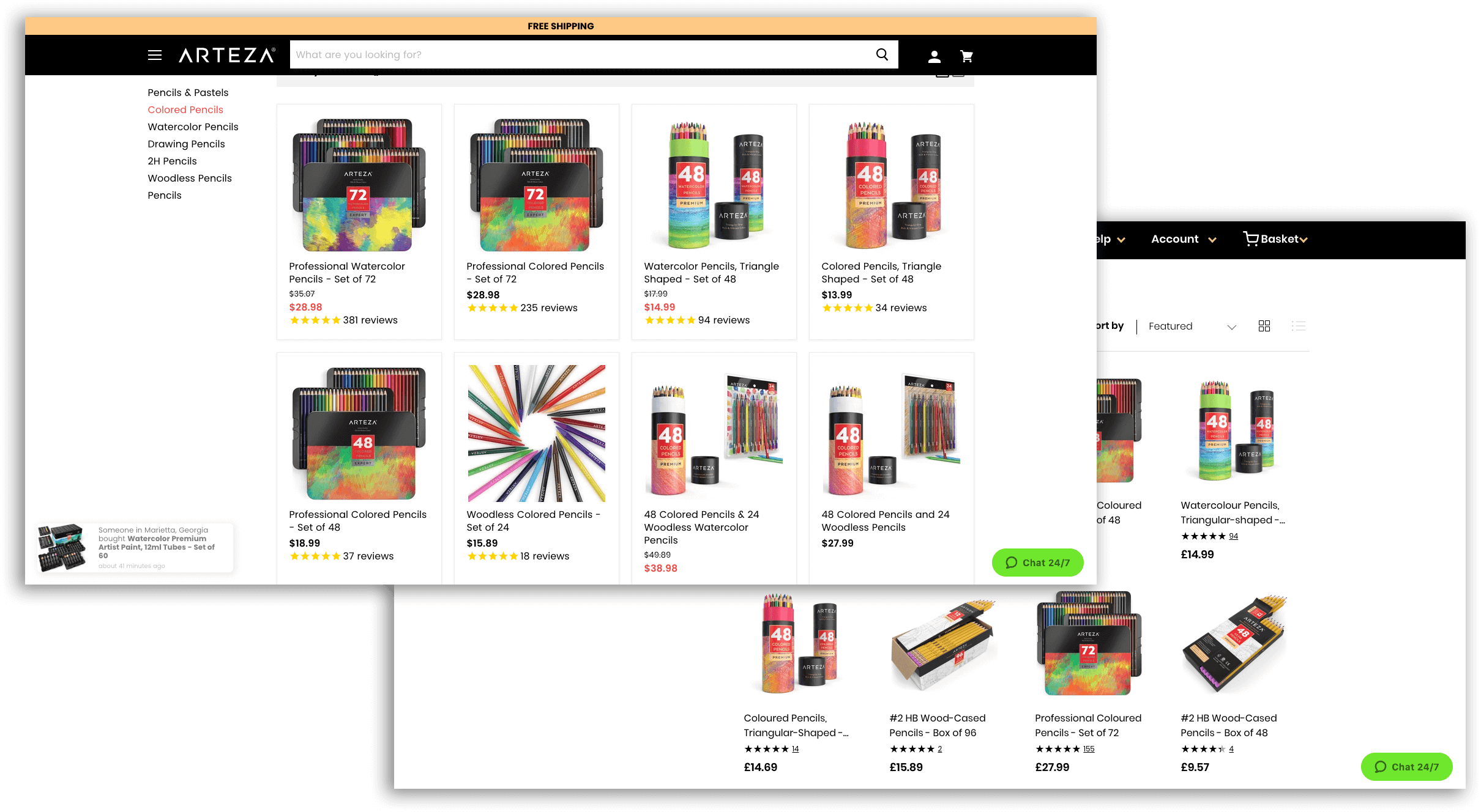 personalization tactics - arteza overlap