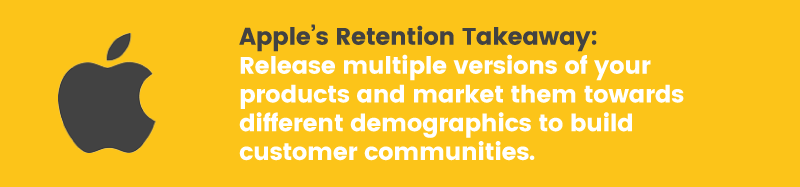 apple doesn't have a loyalty program retention takeaway demographics