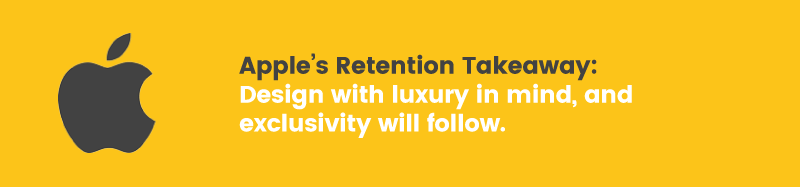 apple doesn't have a loyalty program retention takeaway luxury