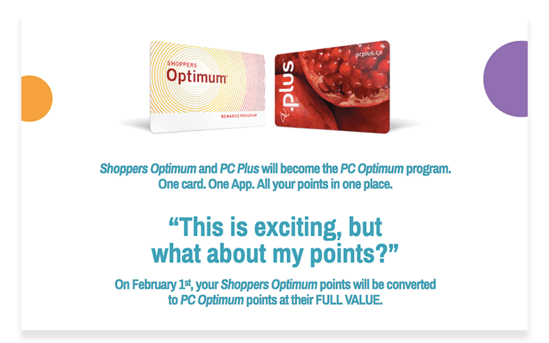 PC Optimum Program Merge