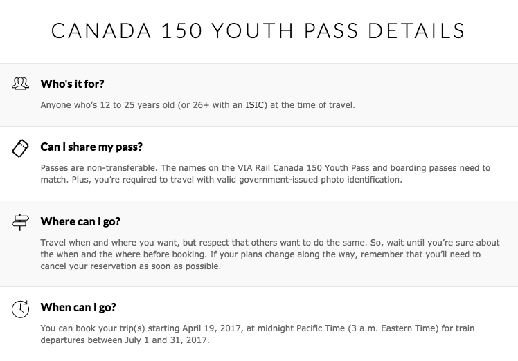 Via Rail's Canada 150 pass is a great example of customer experience don right