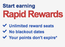 Rapid Rewards program features