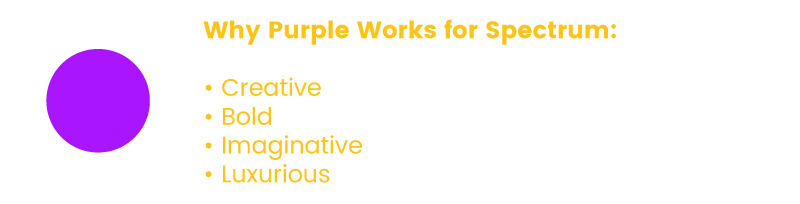 color psychology purple spectrum summary