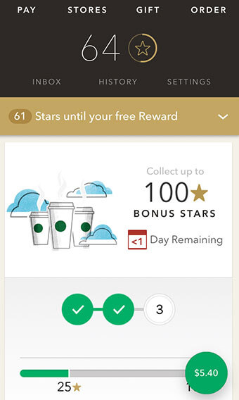 Starbucks Star Dash Challenge