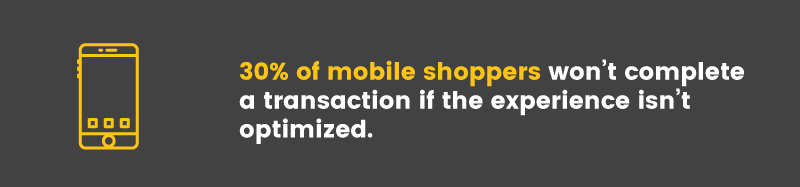 impact of mobile commerce abandon transaction optimization