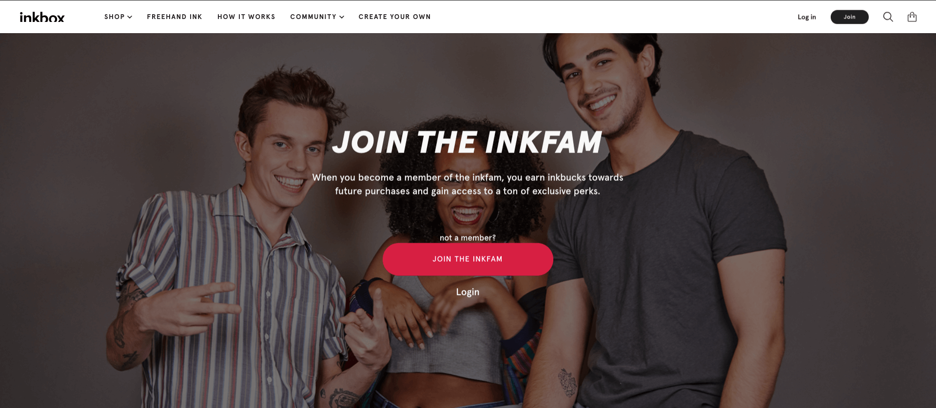Creative Rewards Program Names Inkbox inkfam join the inkfam