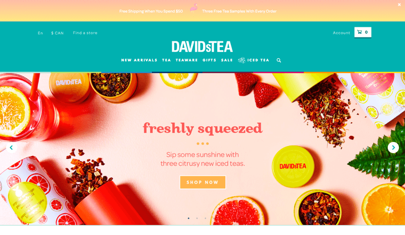 Best Customer Experiences DAVIDsTEA