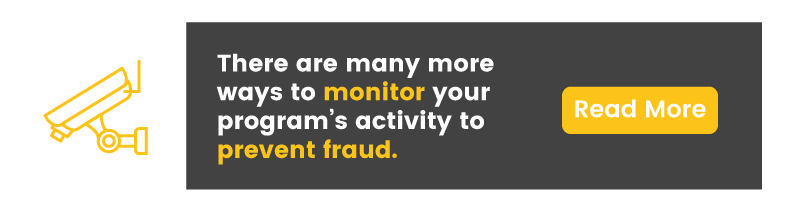 exploit reward point program monitor fraud CTA