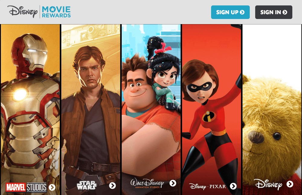 Best Brand Communities - Disney movie rewards home marvel starwars walt disney animation pixar