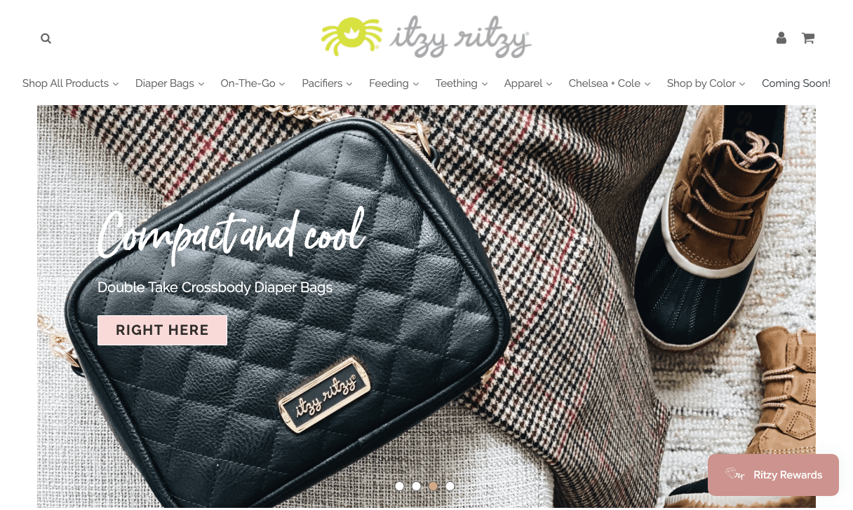 best brand communities - itzy ritzy homepage