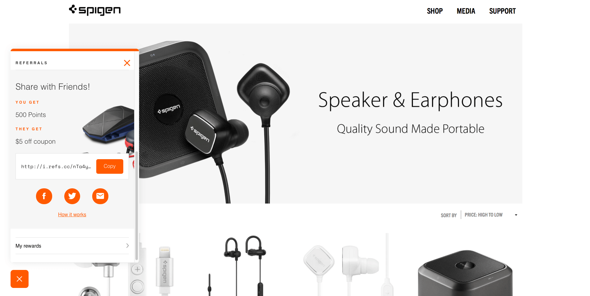 Spigen Referral Program