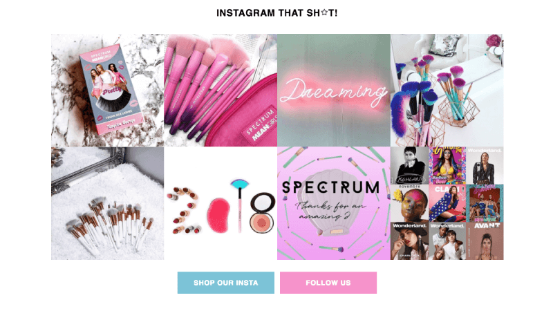 spectrum's vibrant instagram community improves their web experience