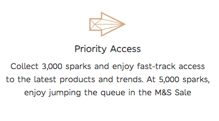 Rewards Case Study M&S Spark Rewards - early tiers 