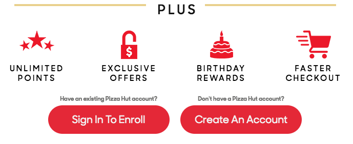 pizza hut dominos rewards benefits