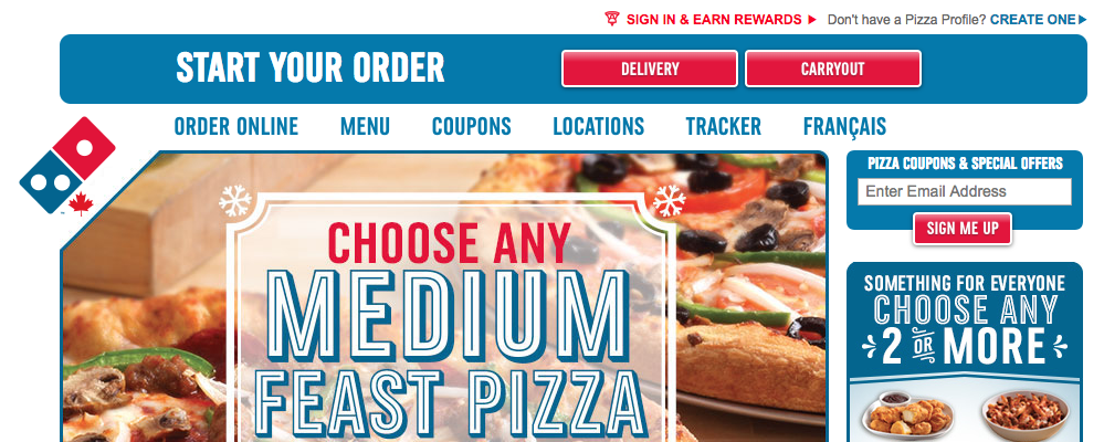 pizza hut dominos rewards piece of the pie