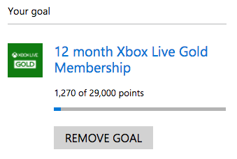 microsoft rewards xbox live gold 12 month