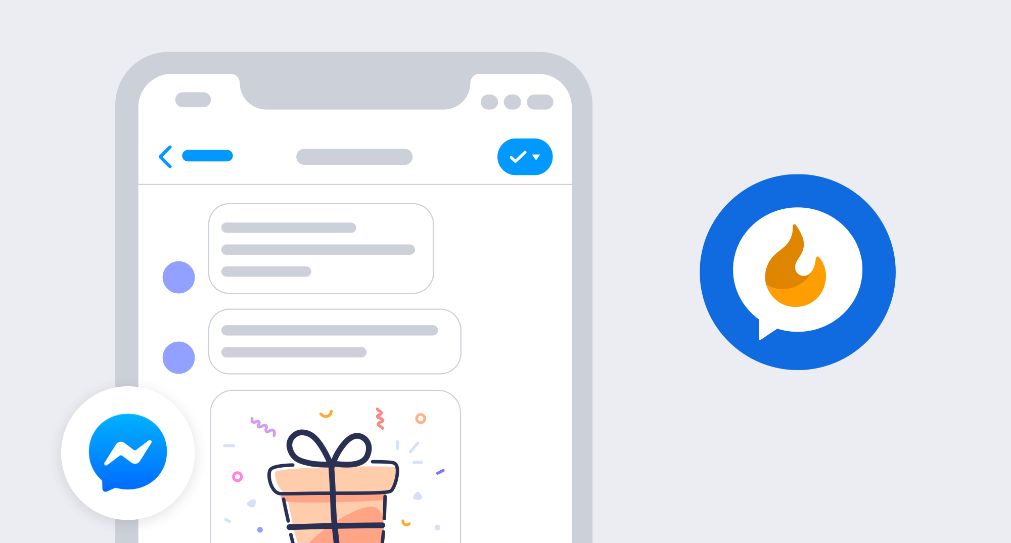 New Smile App Octane AI - Facebook Messenger Chat bot