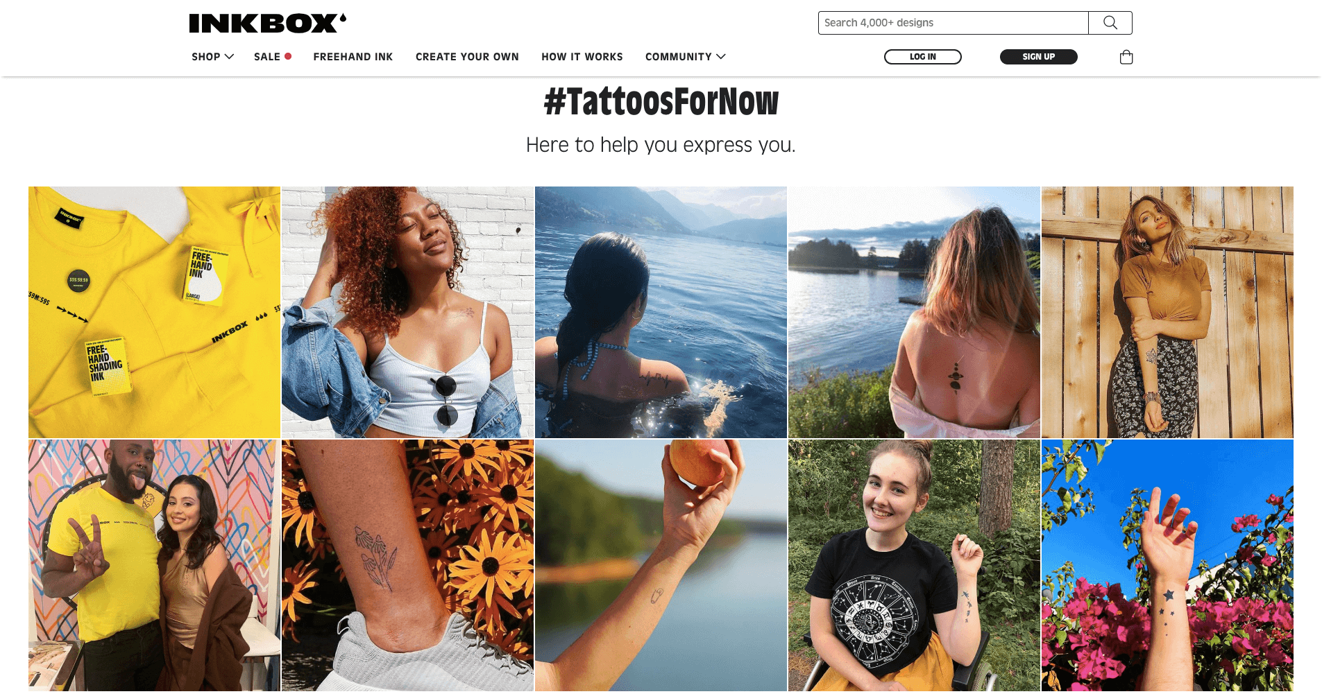 Brand storytelling - inkbox tattoos
