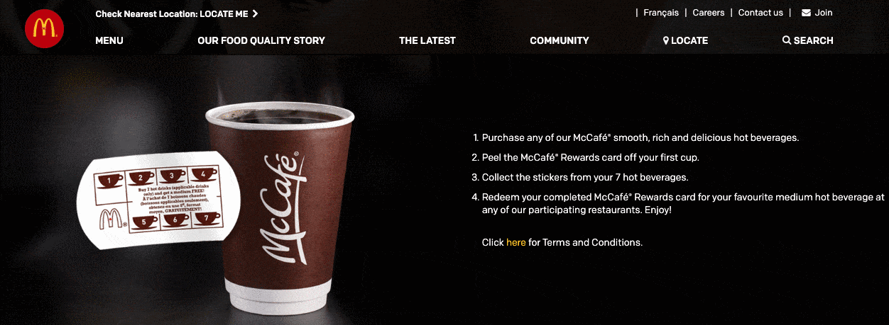 Why Tim Hortons' New Rewards Program is Too Little, Too Late - McDonalds McCafe rewards 