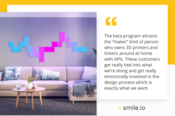 Nanoleaf customer feedback quote 2