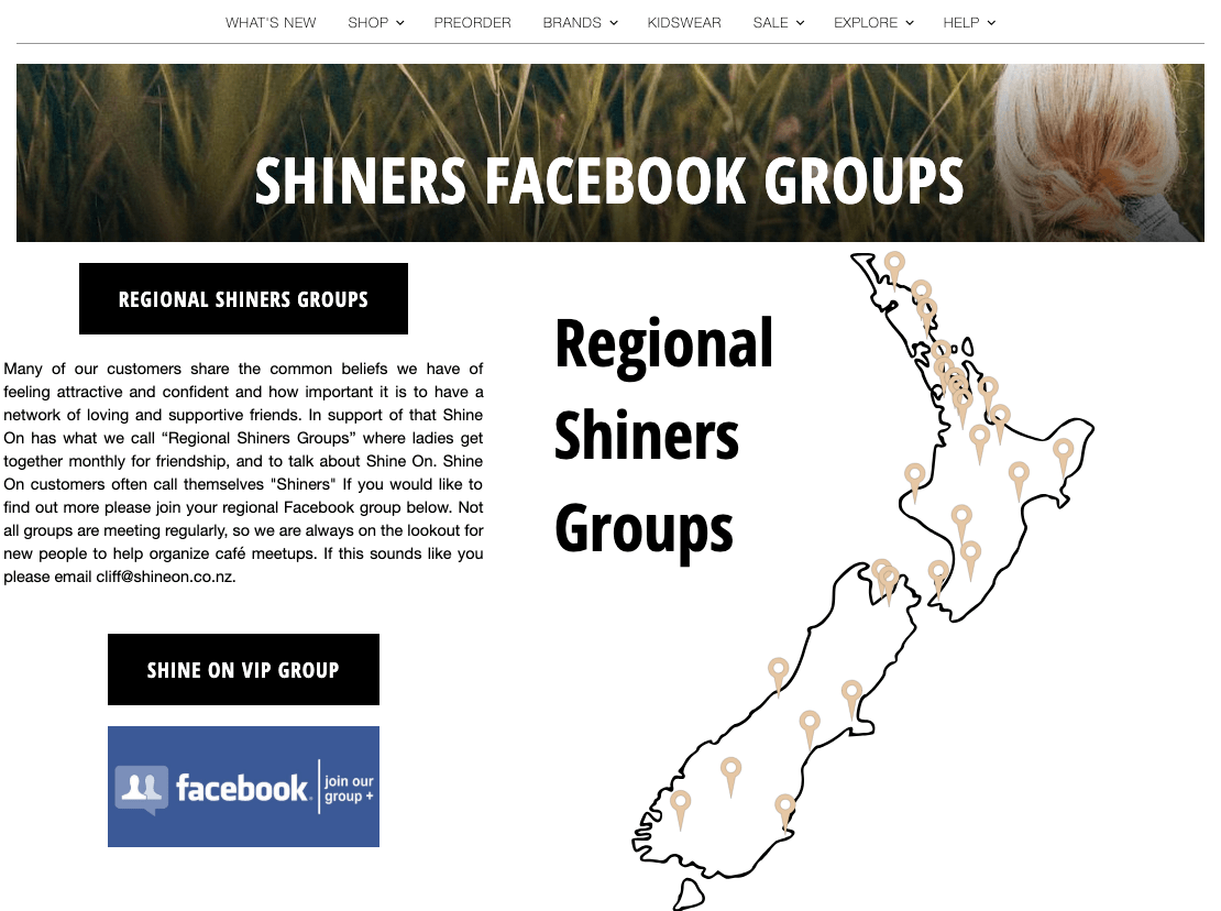 Shine On FB groups