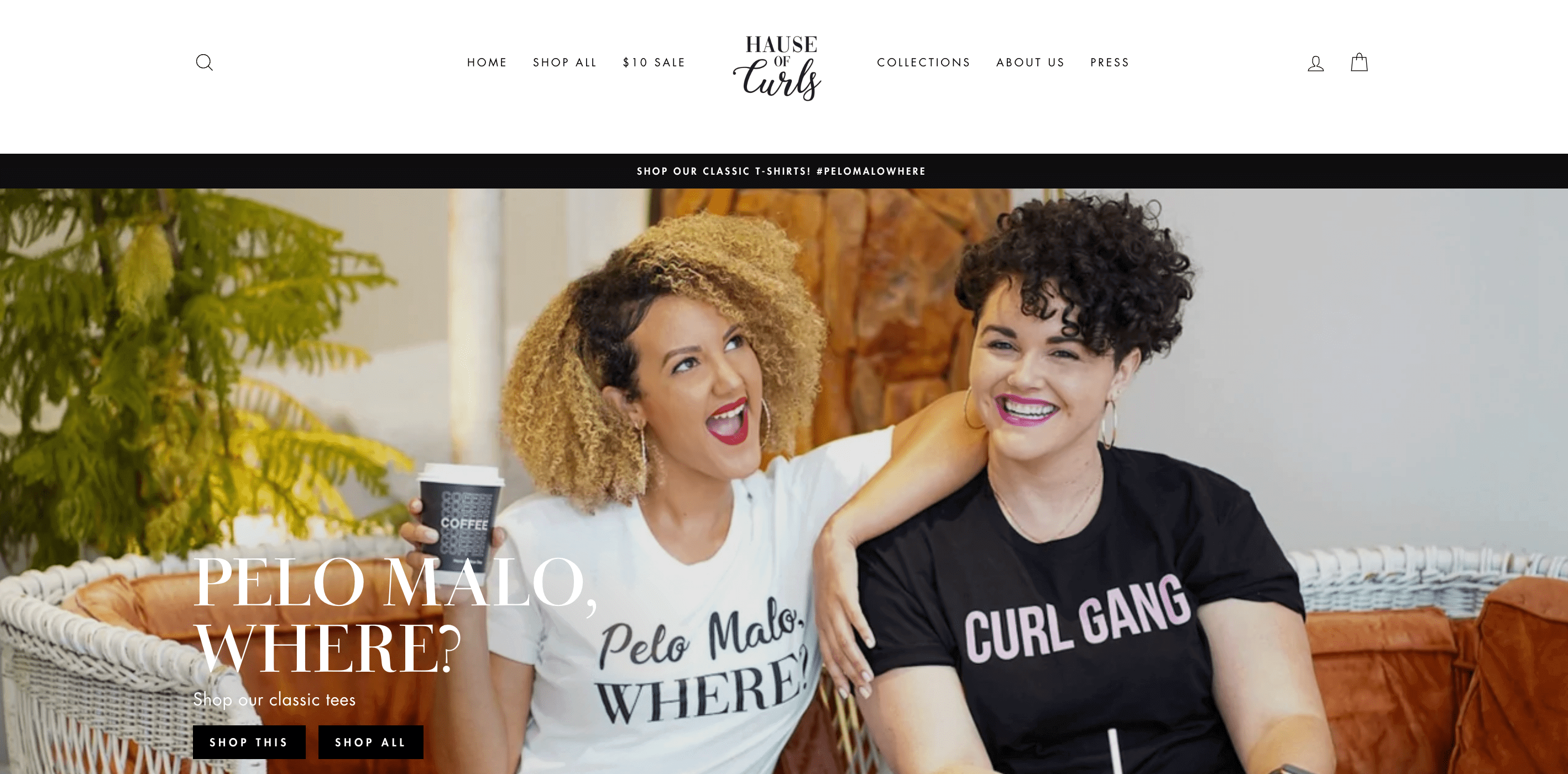 15 latino and latina-owned businesses to support during hispanic heritage month screenshot of hause of curls homepage