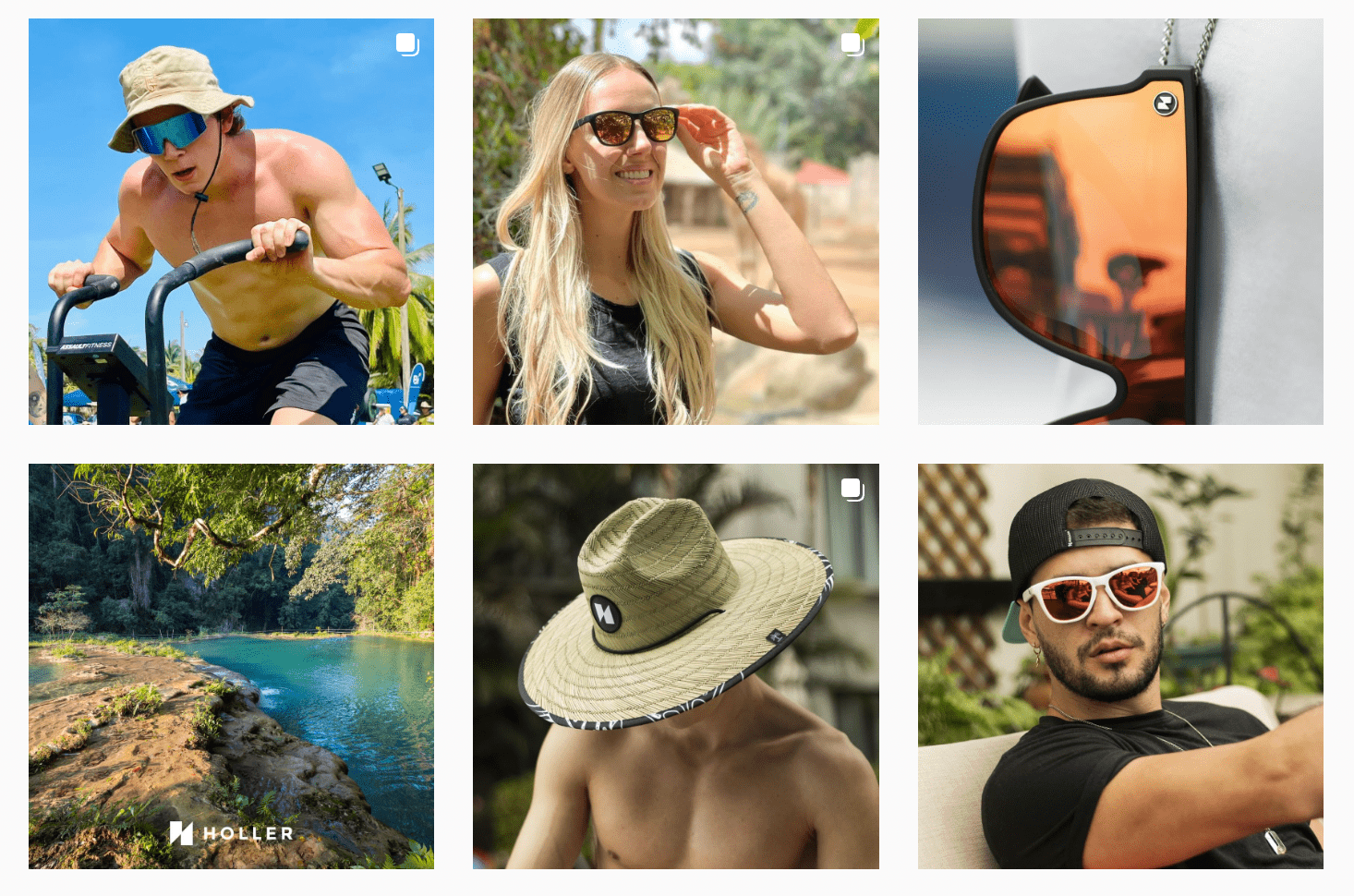 15 latino and latina-owned businesses to support during hispanic heritage month screenshot of hollerworld sunglasses instagram