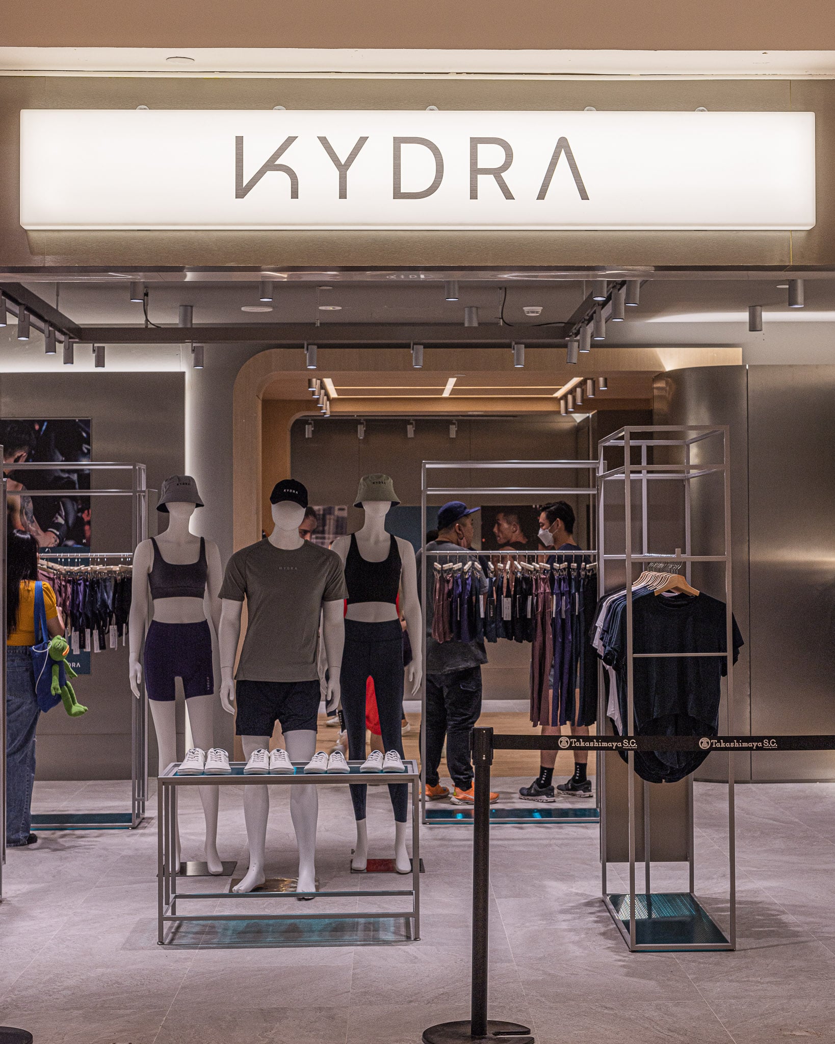 inside the KYDRA flagship store in Singapore