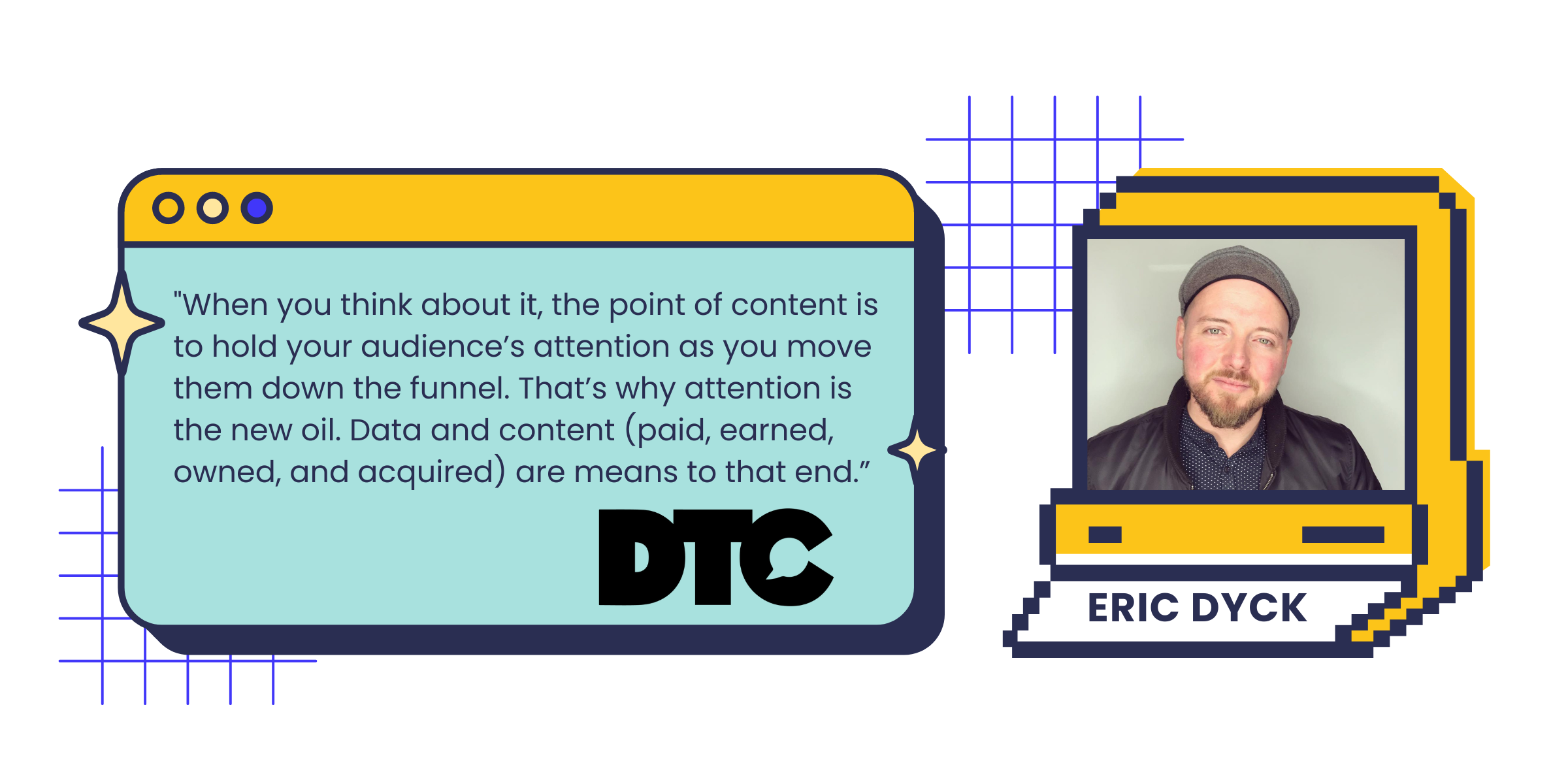 20 Experts Predict the Future of Ecommerce - graphic of eric dyck from dtc newsletter