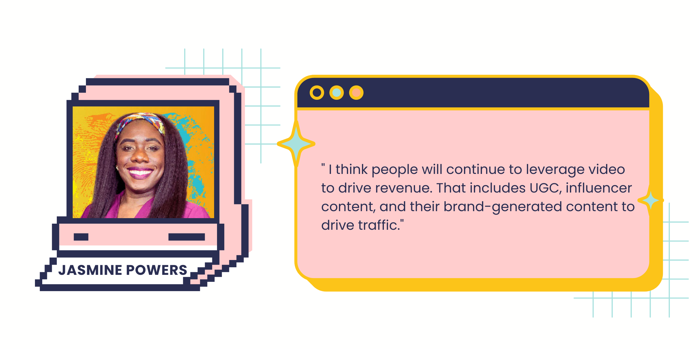 20 Experts Predict the Future of Ecommerce - graphic of jasmine powers 
