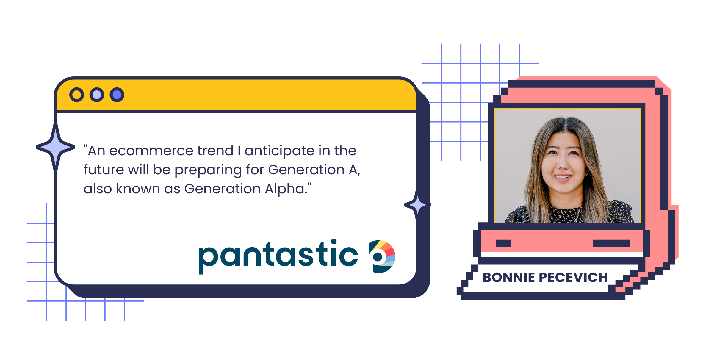 20 Experts Predict the Future of Ecommerce - graphic of bonnie pecevich from pantastic