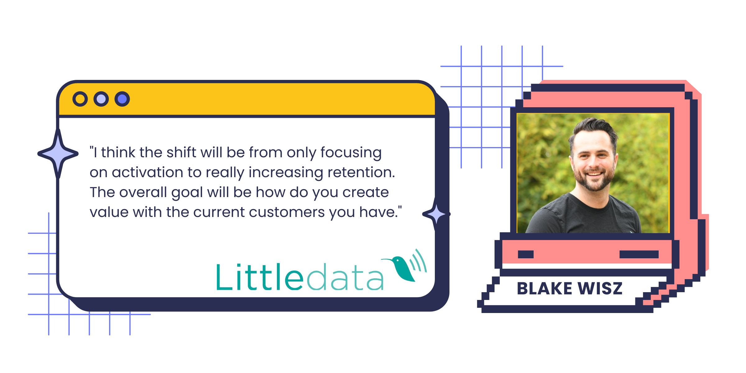 20 Experts Predict the Future of Ecommerce - graphic of blake wisz from littledata