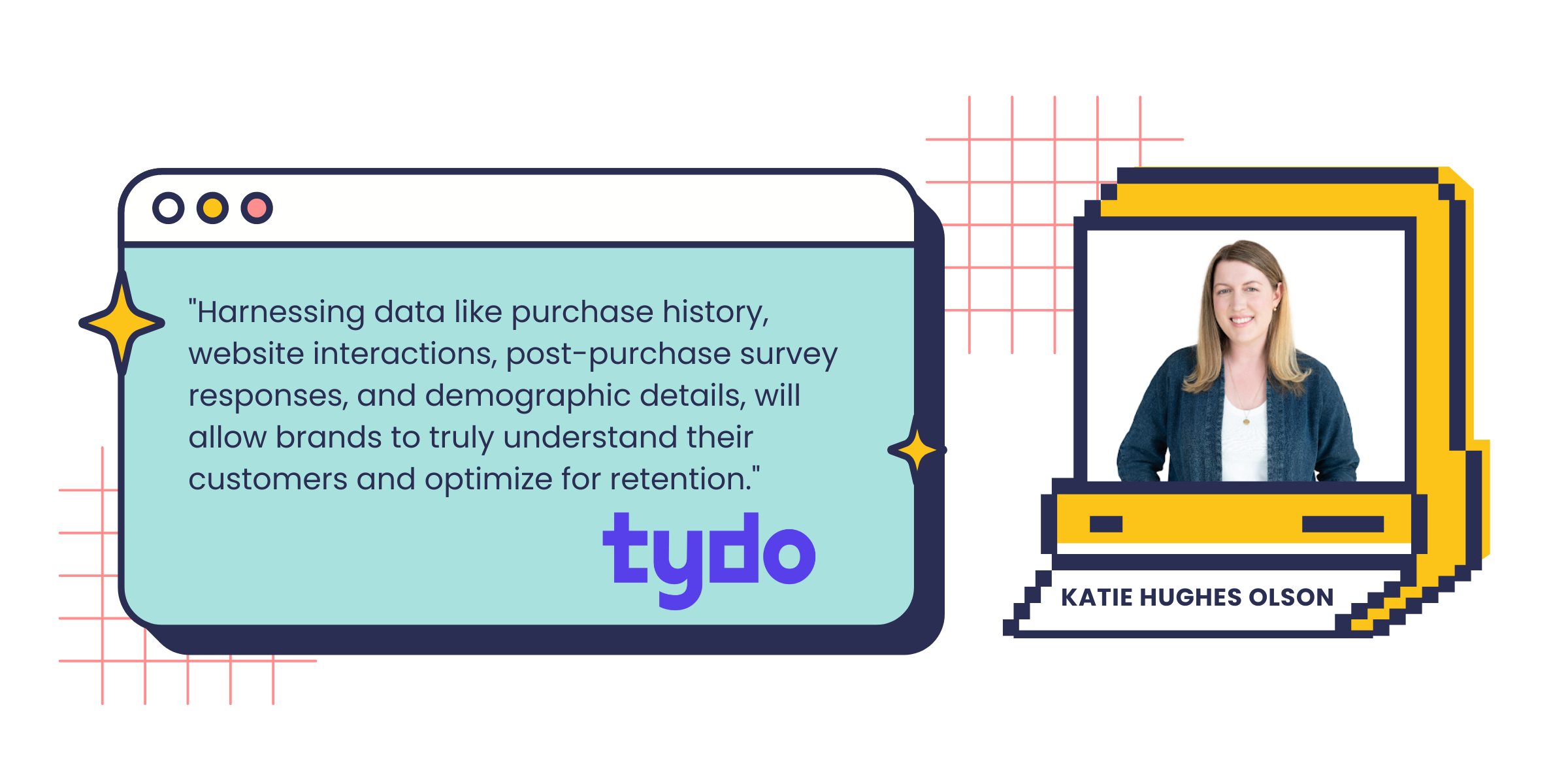 20 Experts Predict the Future of Ecommerce - graphic of katie hughes olson from tydo