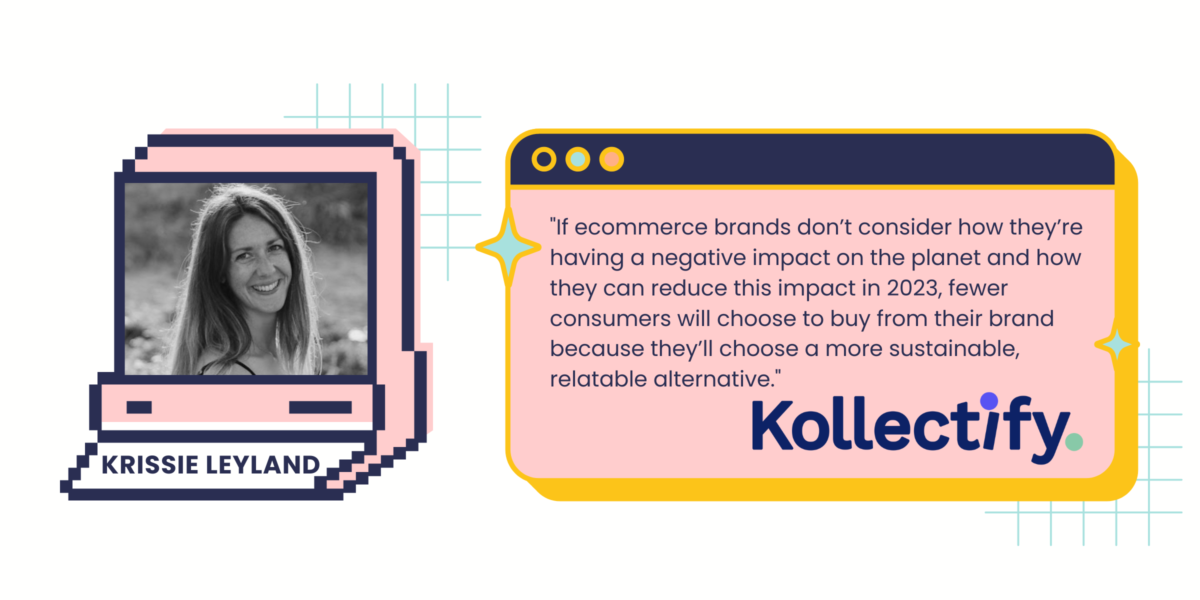 20 Experts Predict the Future of Ecommerce - graphic of krissie leyland from kollectify