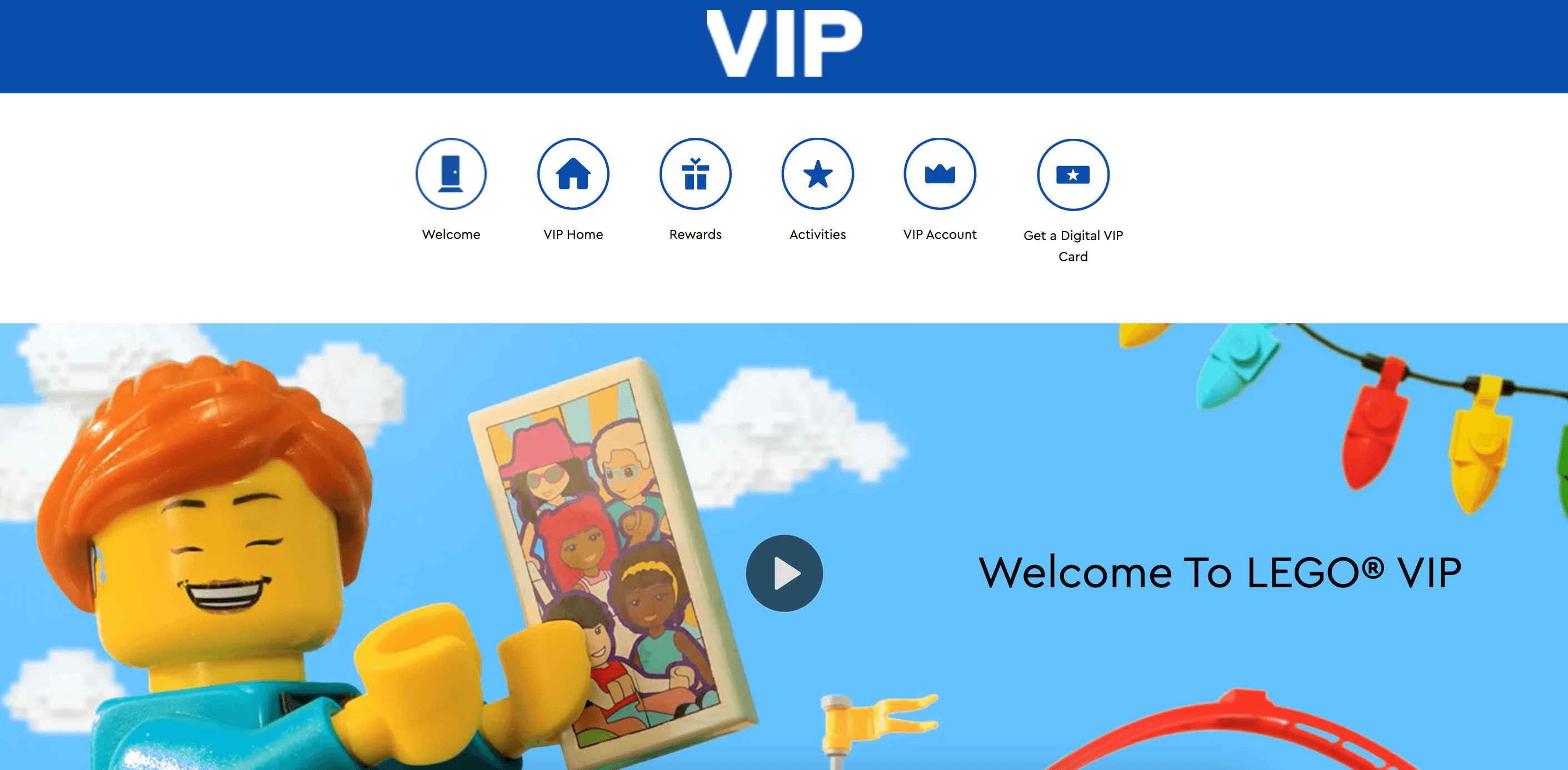 Lego vip store