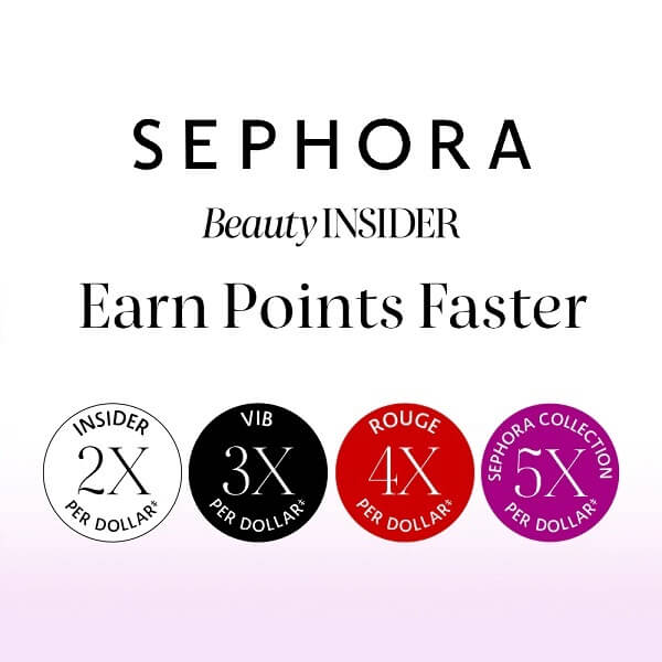 graphic showing sephoras different rewards tier