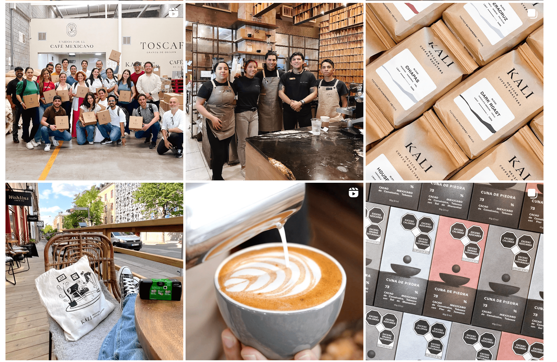 15 latino and latina-owned businesses to support during hispanic heritage month blog photo of kali coffee roasters instagram profile