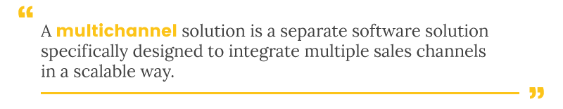 integrate amazon multichannel definition