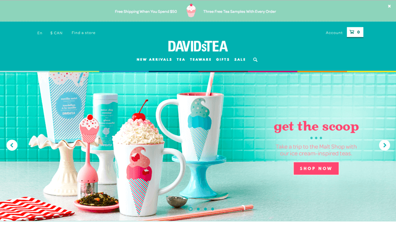 davidstea frequent steeper homepage