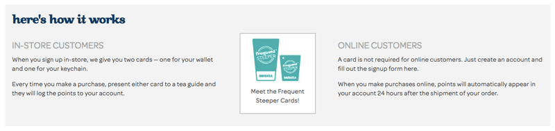 davidstea frequent steeper how it works