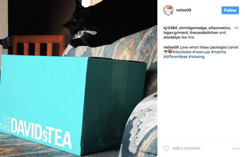 davidstea frequent steeper order