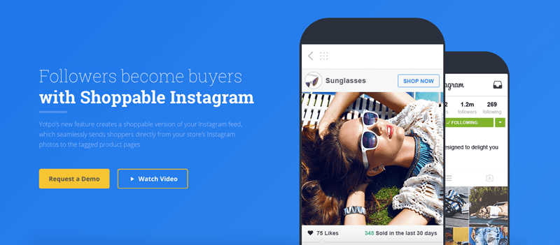 instagram yotpo shoppable