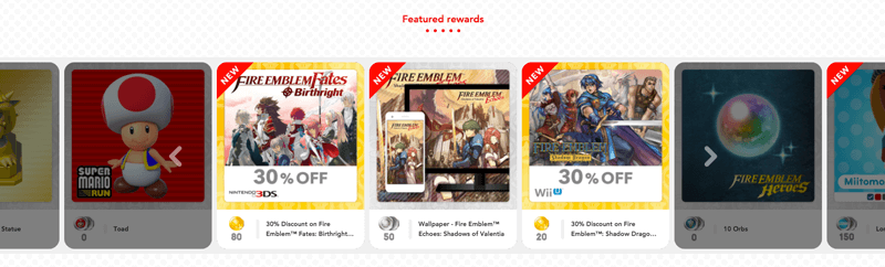 my nintendo featured new rewards